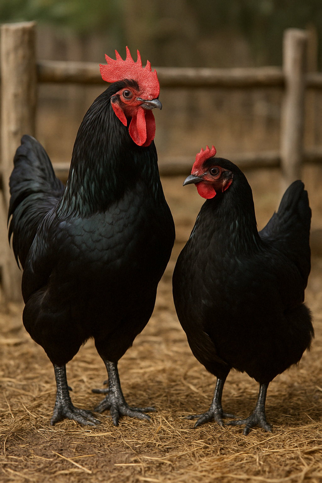 🐔 Rýnska sliepka – tradičné nemecké plemeno s výbornou znáškou. Kohút a sliepka