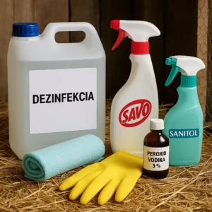 Dezinfekcia chovných priestorov je nutnosťou pre každý chov a produkciu zdravotne nezávadných produktov